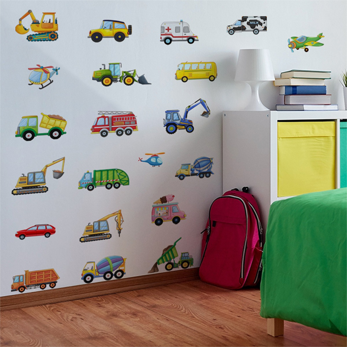 Vinilos Stickers Decorativos Brilla Oscuridad Construcción - Imagen 2