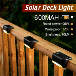 Lampara Solar Jardin Deck Baranda Pasa Manos Escaleras - Imagen 6