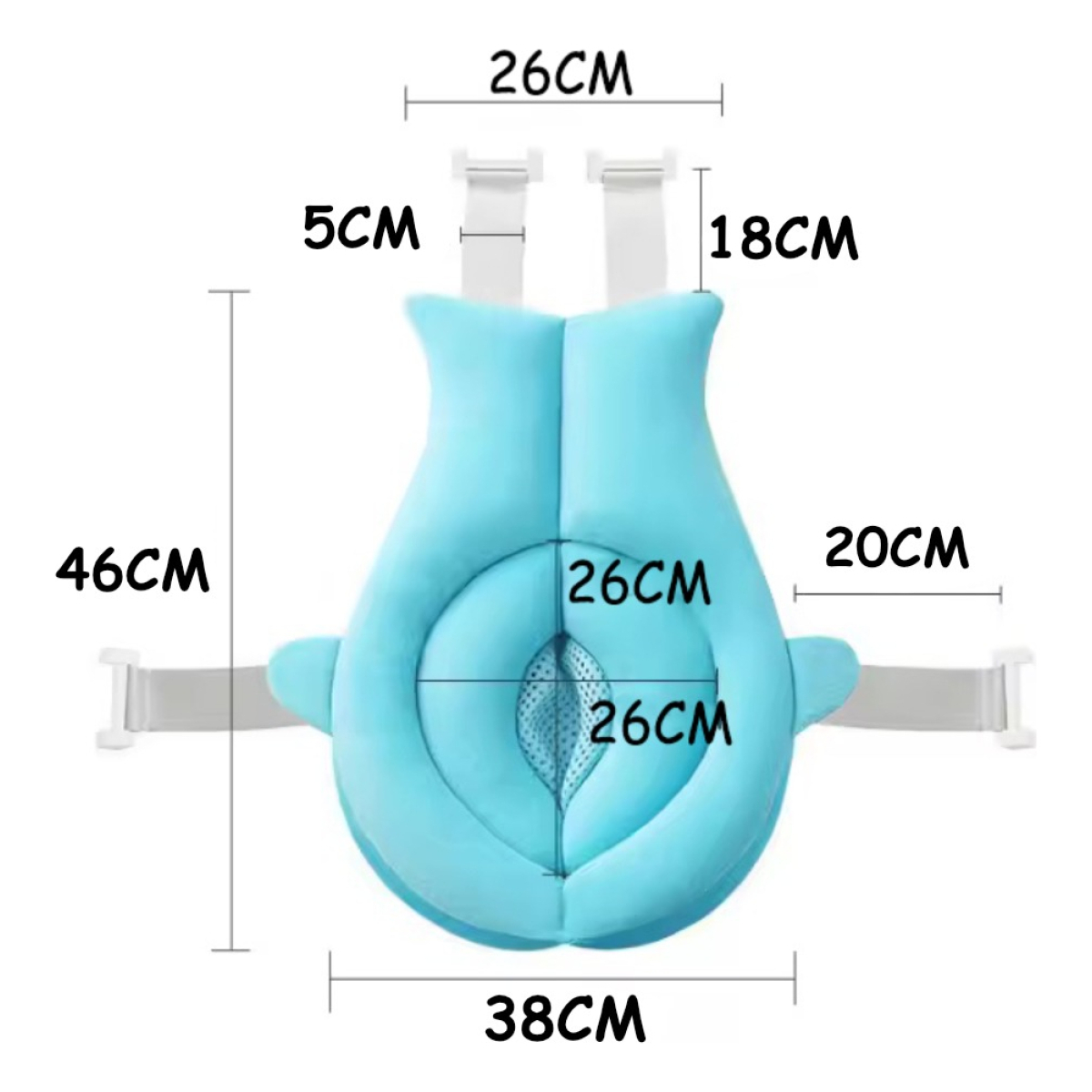 Asiento Colchon Para Bañeras Baño Bebes Ajustable - Imagen 9