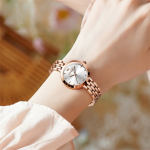 Reloj De Pulsera Mujer Análogo Con Malla De Acero Inox - Imagen 6