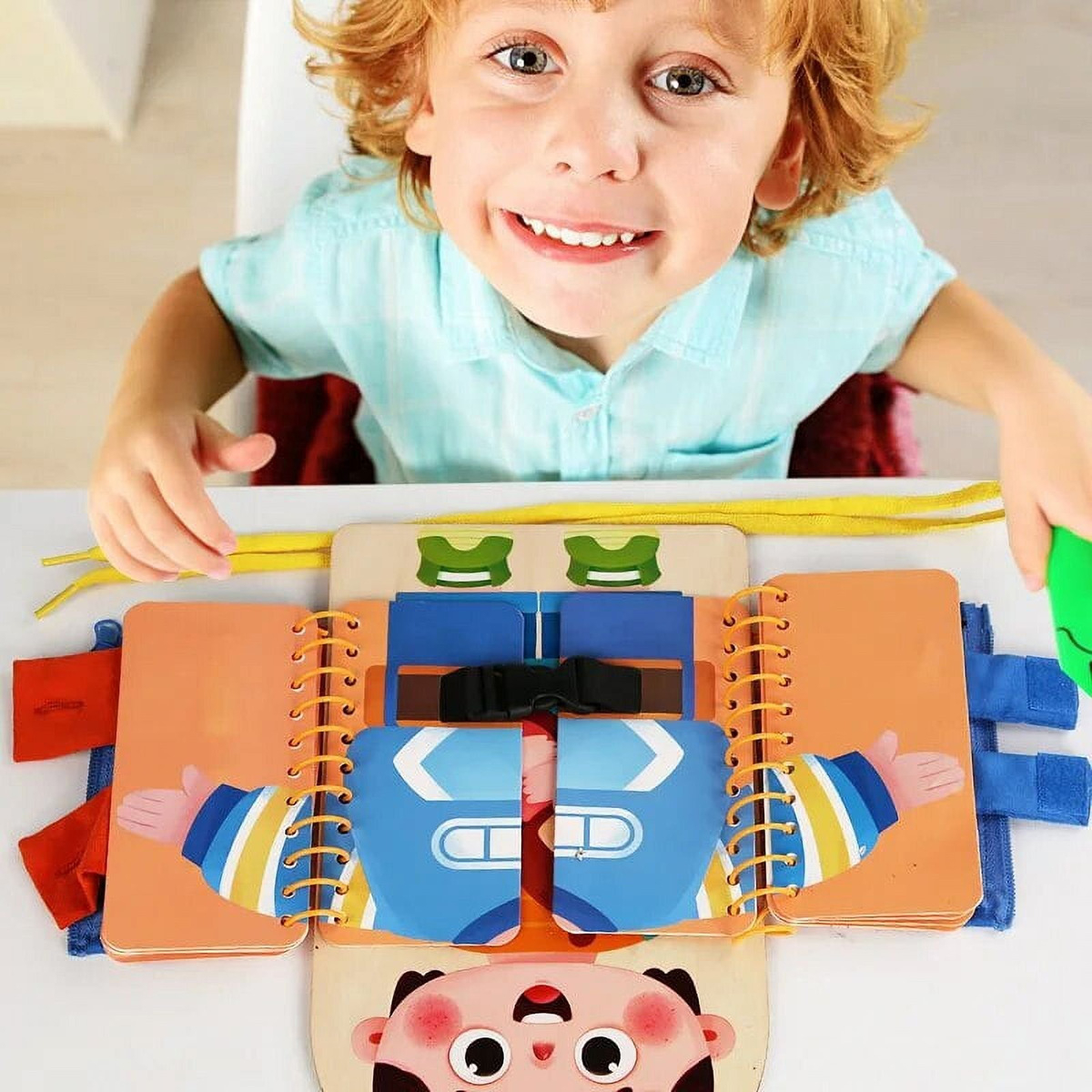 Juego De Vestir Montessori Para Niños Interactivo - Imagen 3