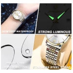 Reloj Ultrafino Con Numero Romanos De Acero Inoxidable - Imagen 5