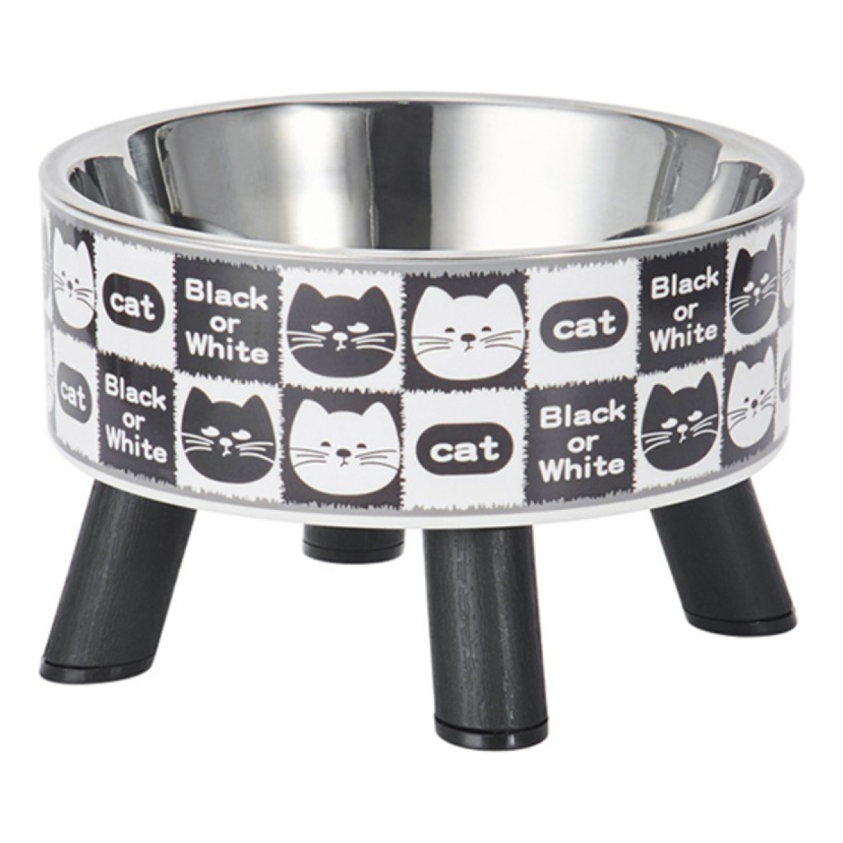 Plato Recipiente Para Mascotas Elevado De Acero Inoxidable - Imagen 5