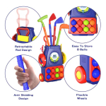 Set Juego Mini Golf Infantil Palos Pelotas Hoyos - Imagen 5