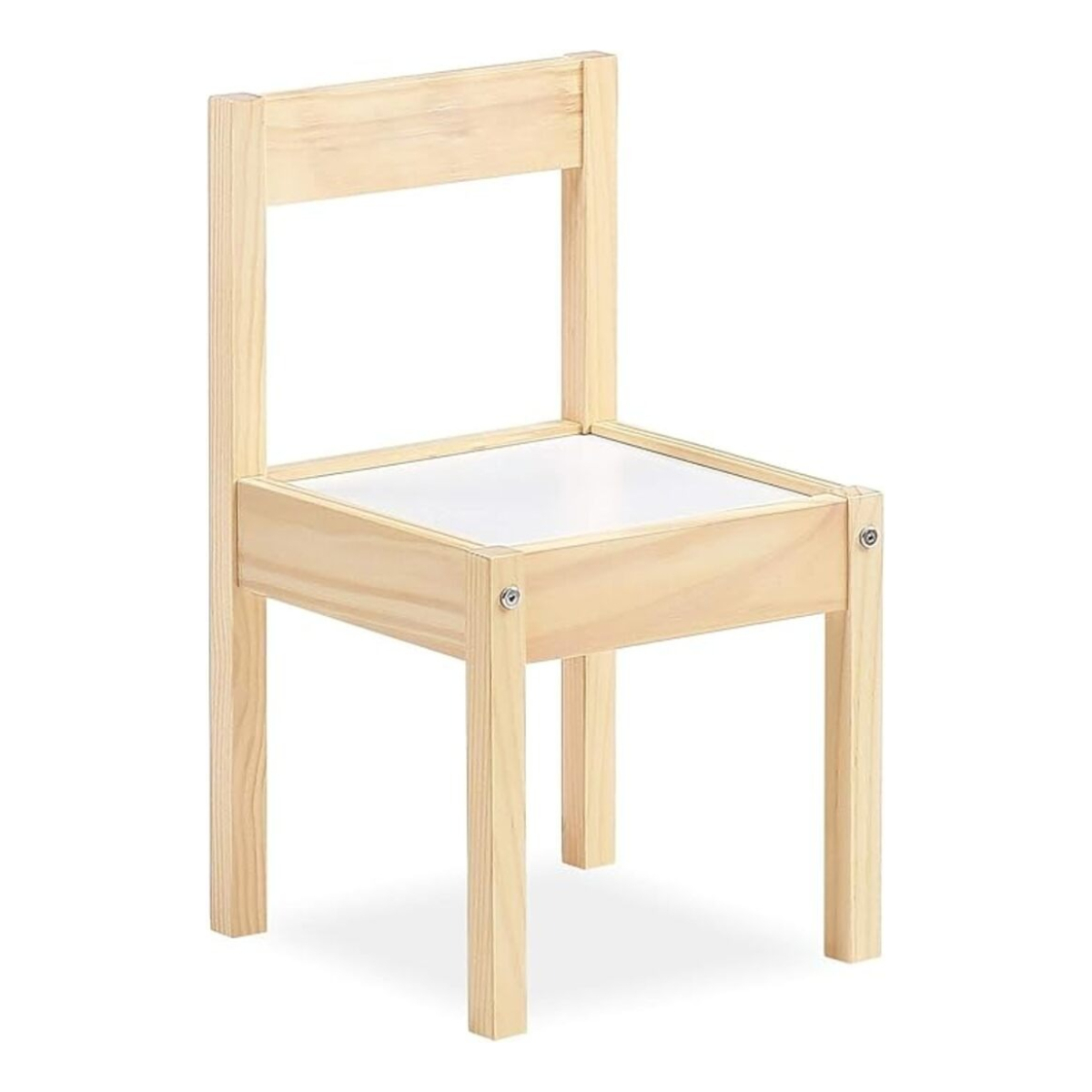 Juego De Mesa Y Dos Sillas Para Niños De Madera Basicas - Imagen 4