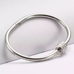Pulsera Brazalete Rígida Ovalado Con Circón Moderno - Imagen 8