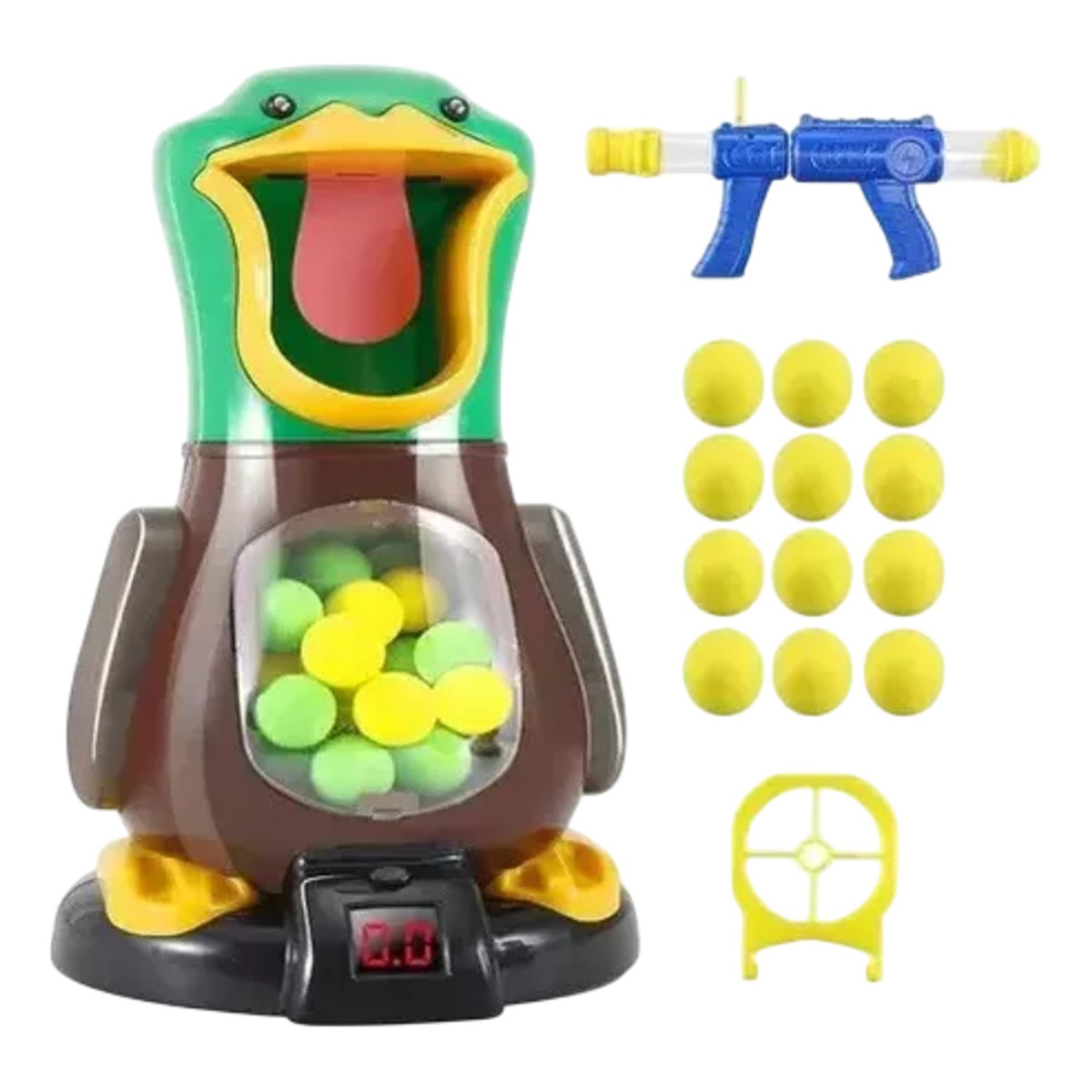 Juego De Tiro Al Pato Con Pistolas Y Bolas De Espuma - Imagen 1