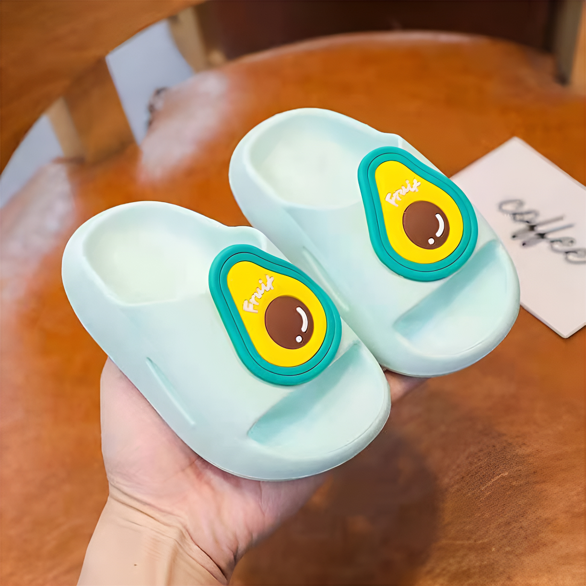 Chancletas Ojotas Infantiles Diseño Frutas Antideslizantes - Imagen 8