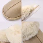 Pantuflas Abiertas Abrigadas Para Dama De Abrigo Comodas - Imagen 13