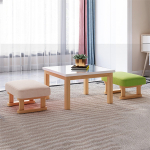 Mini Taburete Banquito Posapies Patas De Madera - Imagen 14
