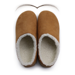 Pantuflas Abiertas Zapatos De Casa Con Corderito - Imagen 5