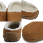 Pantuflas Abiertas Zapatos De Casa Con Corderito - Imagen 6