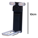 Clip De Luz Led Para Lectura Lampara Recargable Usb - Imagen 6