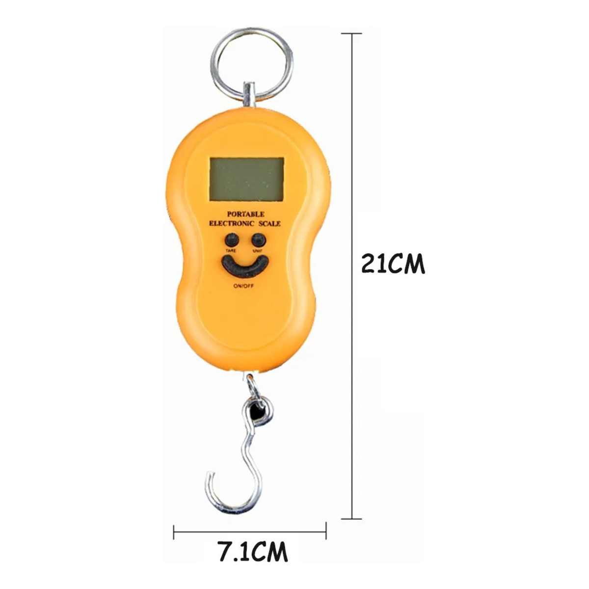 Balanza Gancho Colgar Digital Viajes Valijas Pesca 50 Kg - Imagen 10