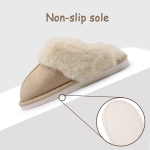 Pantuflas Abiertas Abrigadas Para Dama De Abrigo Comodas - Imagen 12