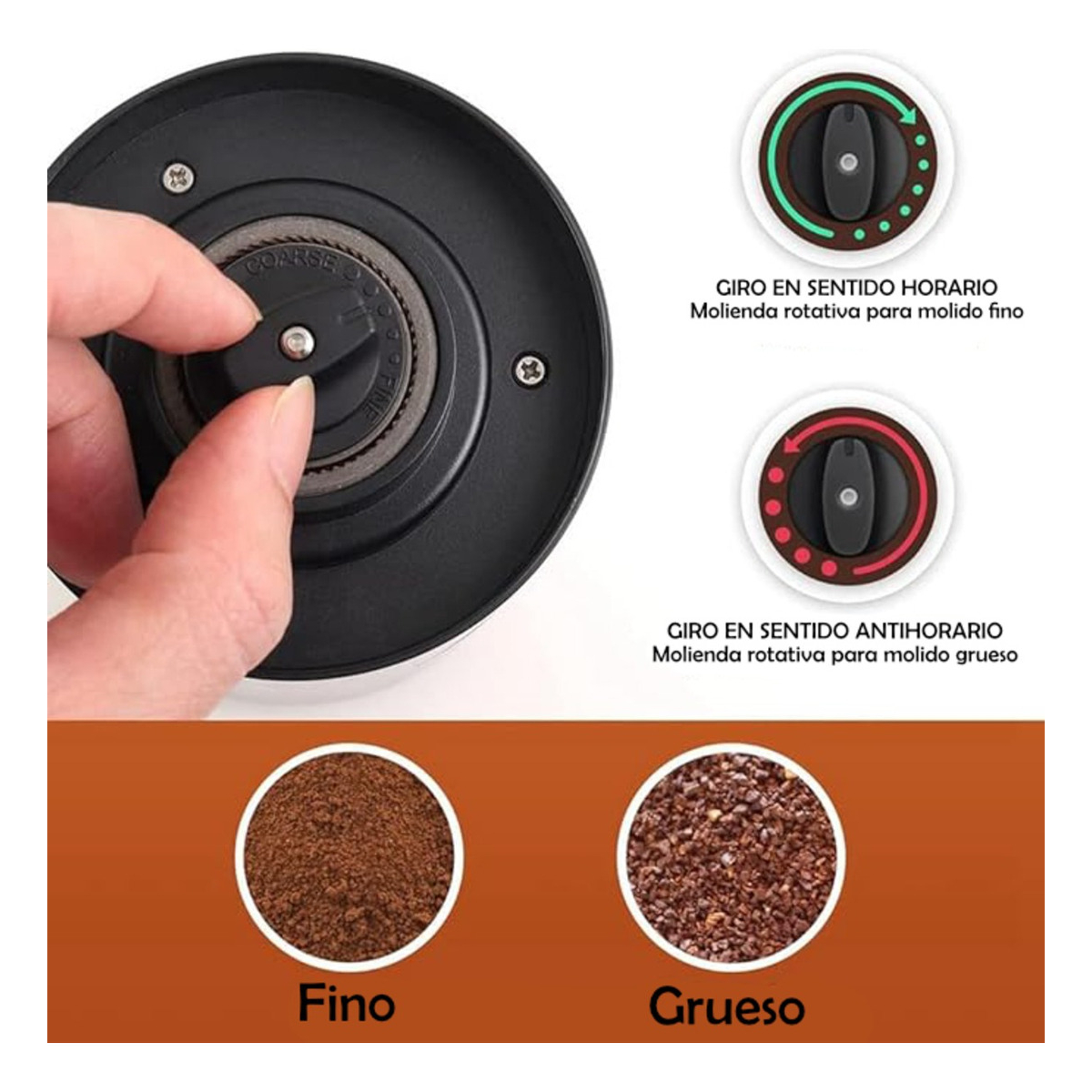 Molinillo De Café Portatil Recargable Moledor Inalambrico - Imagen 7