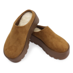 Sueco Con Plataforma Calzado De Abrigo En Gamuza Para Dama - Imagen 3