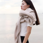 Manta De Lana Con Borlas Throw Blanket Sofa 110x150cm - Imagen 5