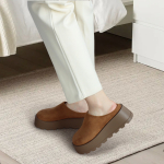 Sueco Con Plataforma Calzado De Abrigo En Gamuza Para Dama - Imagen 7