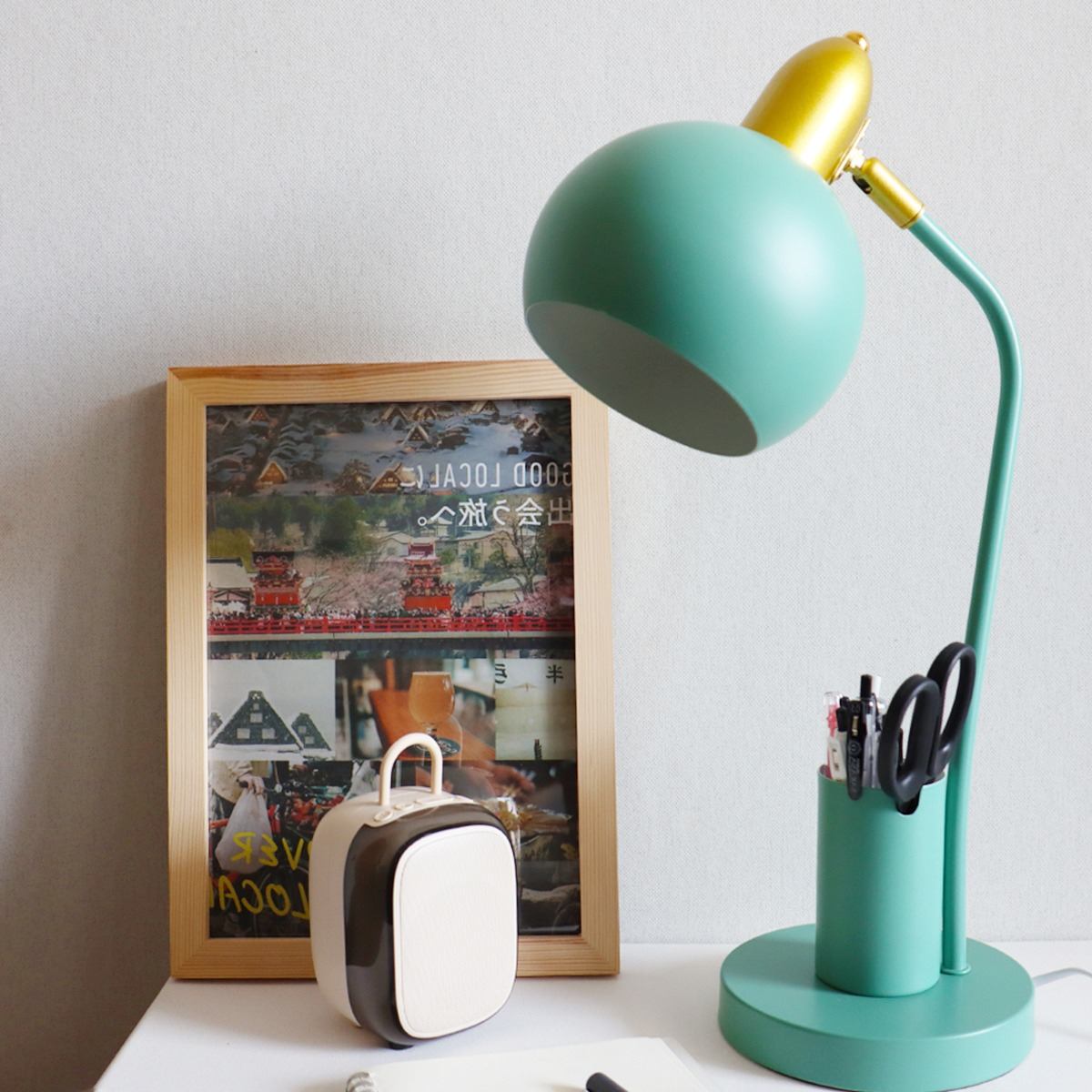 Lampara De Escritorio Luz Led Portatil Con Portalapices - Imagen 6