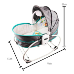 Bouncer Silla 5 En 1 Bebe Cama Mecedora Calidad - Imagen 5