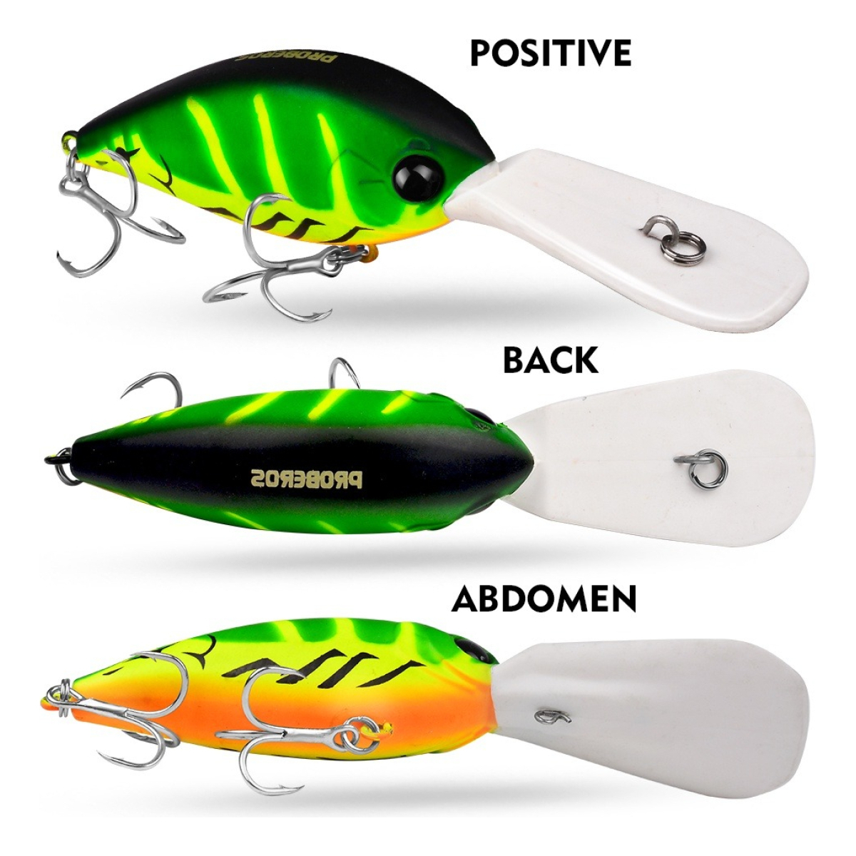 Señuelo Proberos Minnow Pesca 12.5cm 24.5gr Crankbait - Imagen 6
