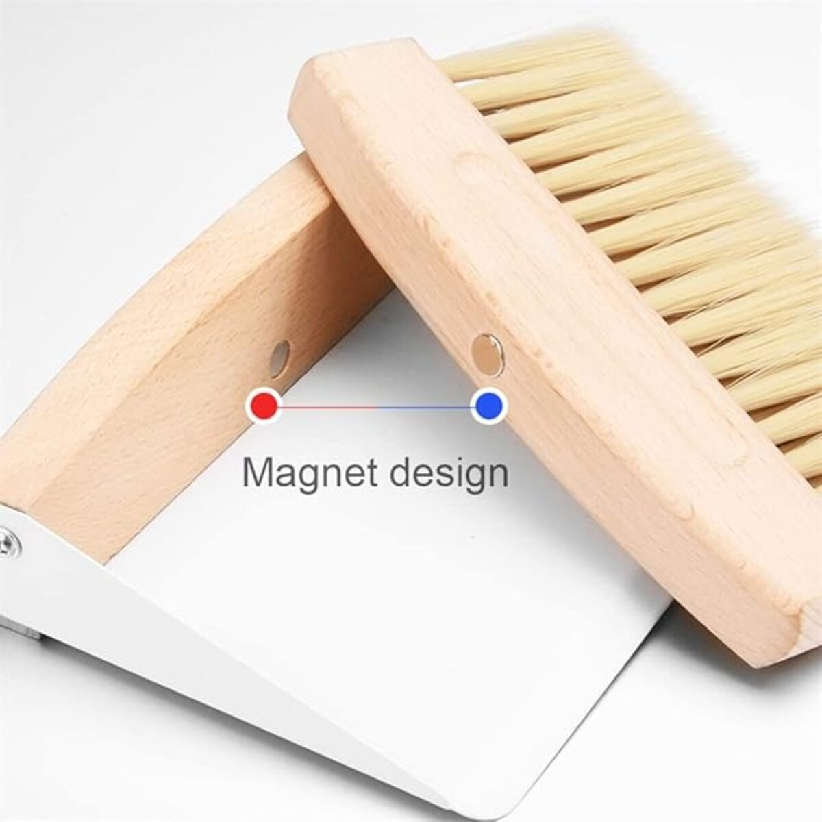 Cepillo Con Recogedor Magnético Para Migas Y Polvo - Imagen 5