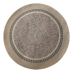 Alfombra Circular De Interior Living 100cm Decoración