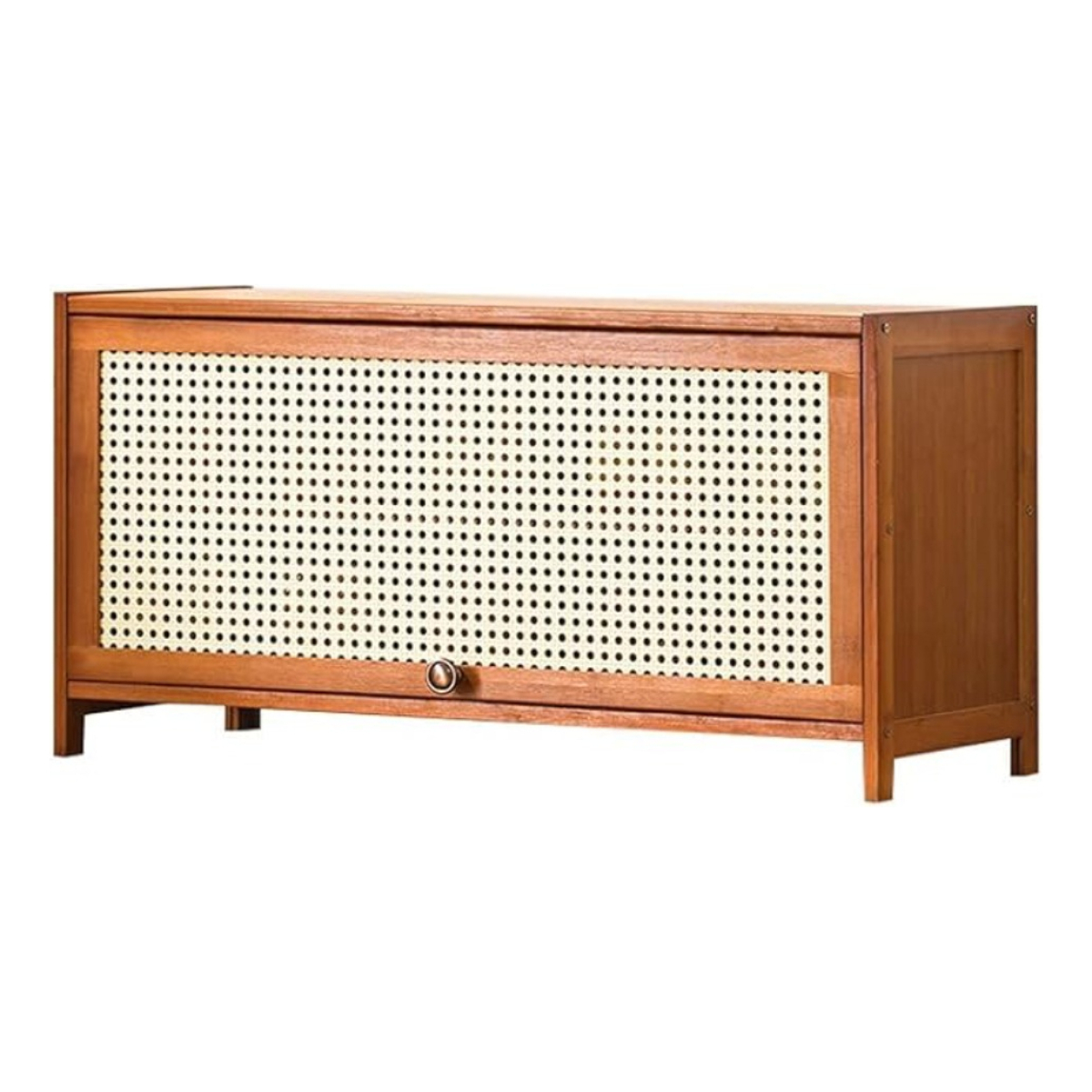 Mueble Rack Para Tv Living De Madera Con Cajon Retro - Imagen 1