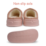 Pantuflas De Adulto Abiertas Puff Calidas Calzado - Imagen 4