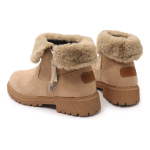 Botas Peludas De Dama Abrigadas Con Forro Corderito - Imagen 4