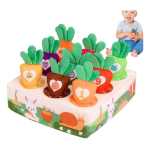 Juguete Sensorial De Encastre Montessori Zanahoria Bebes - Imagen 2