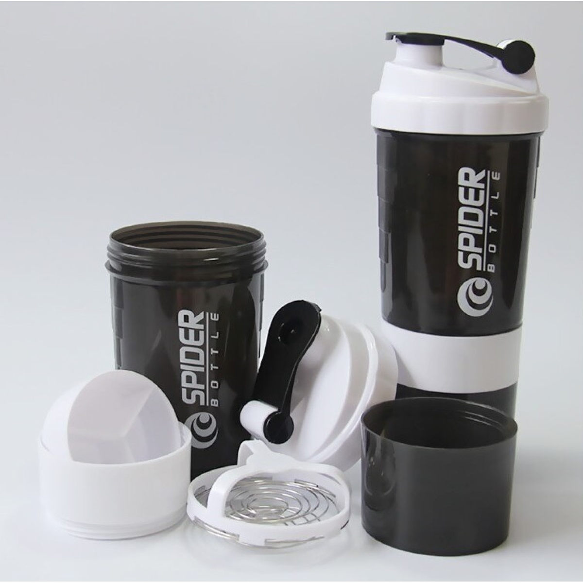Botella Shaker Mezcladora Vaso Deportivo Porta Proteína - Imagen 6