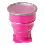 Vaso De Silicona Plegable Con Tapa Libre Bpa - Imagen 24