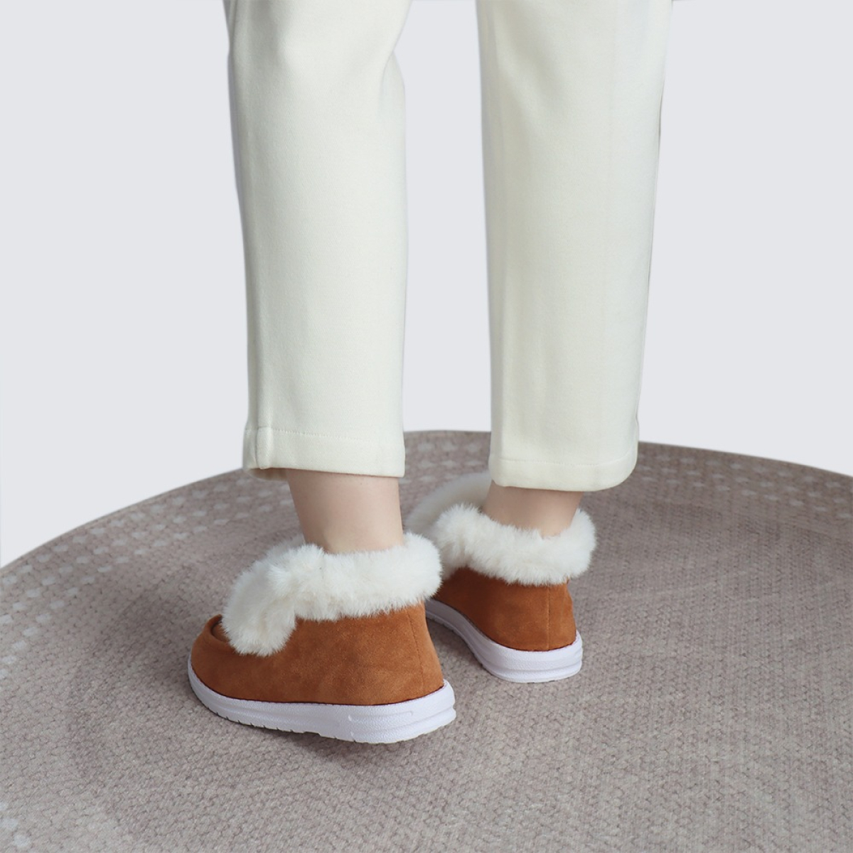 Bota Botita Baja Abrigadas Delgadas Calzado Invierno Mujer - Imagen 8