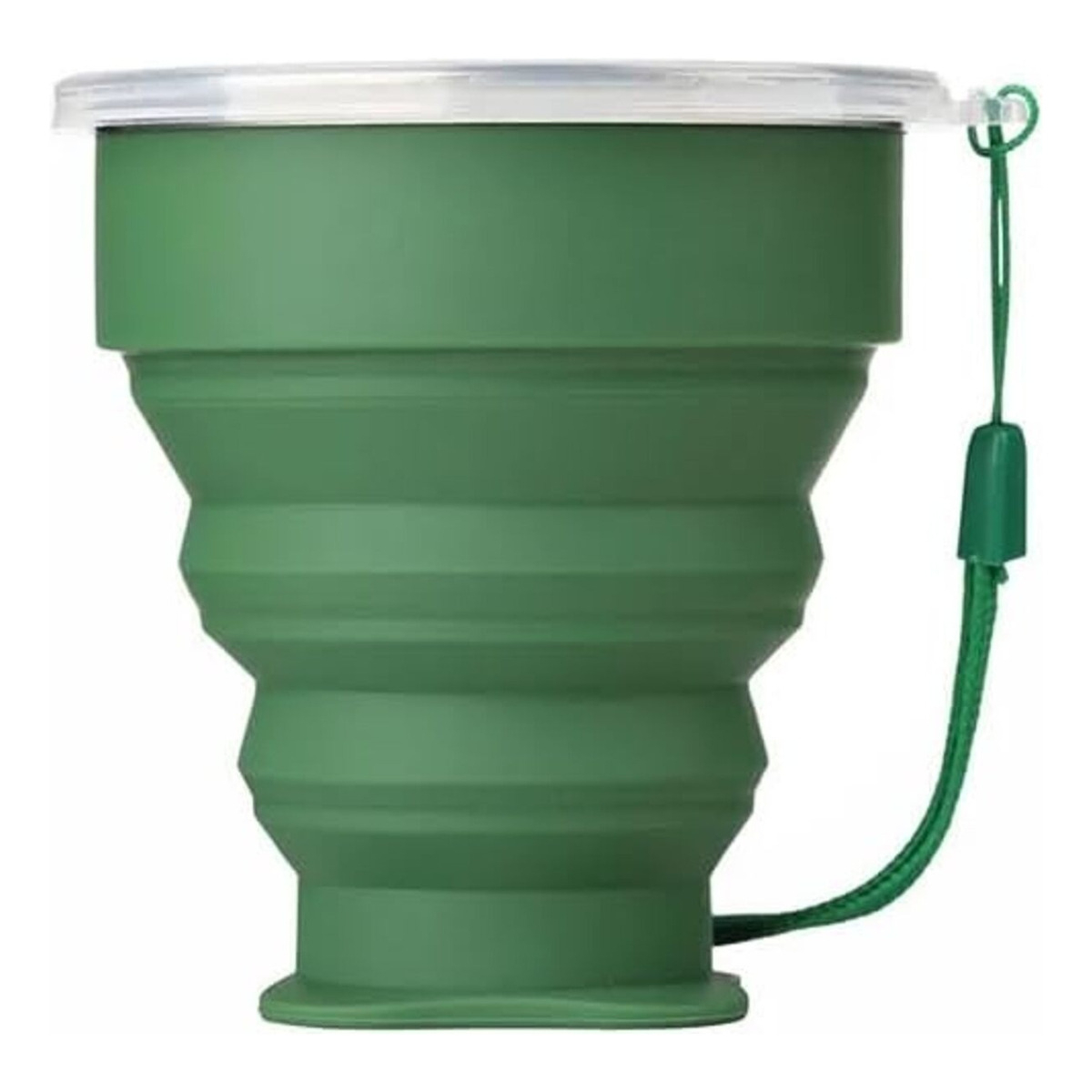 Vaso De Silicona Plegable Con Tapa Libre Bpa - Imagen 6