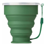 Vaso De Silicona Plegable Con Tapa Libre Bpa - Imagen 6
