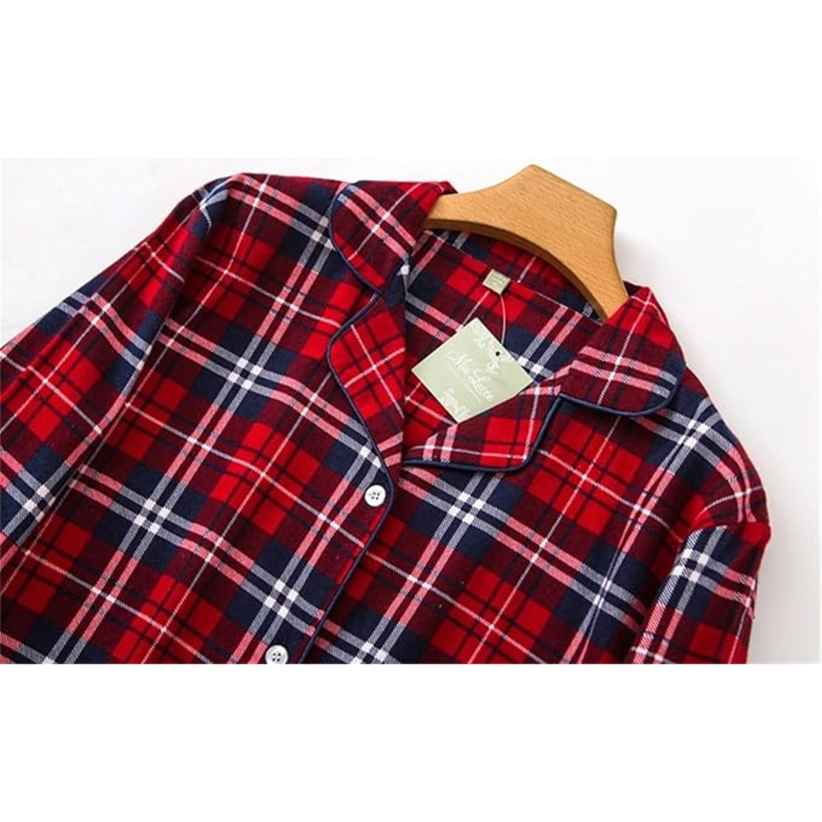 Conjunto Pijama De 2 Piezas Largo Con Estampado Para Mujer - Imagen 4