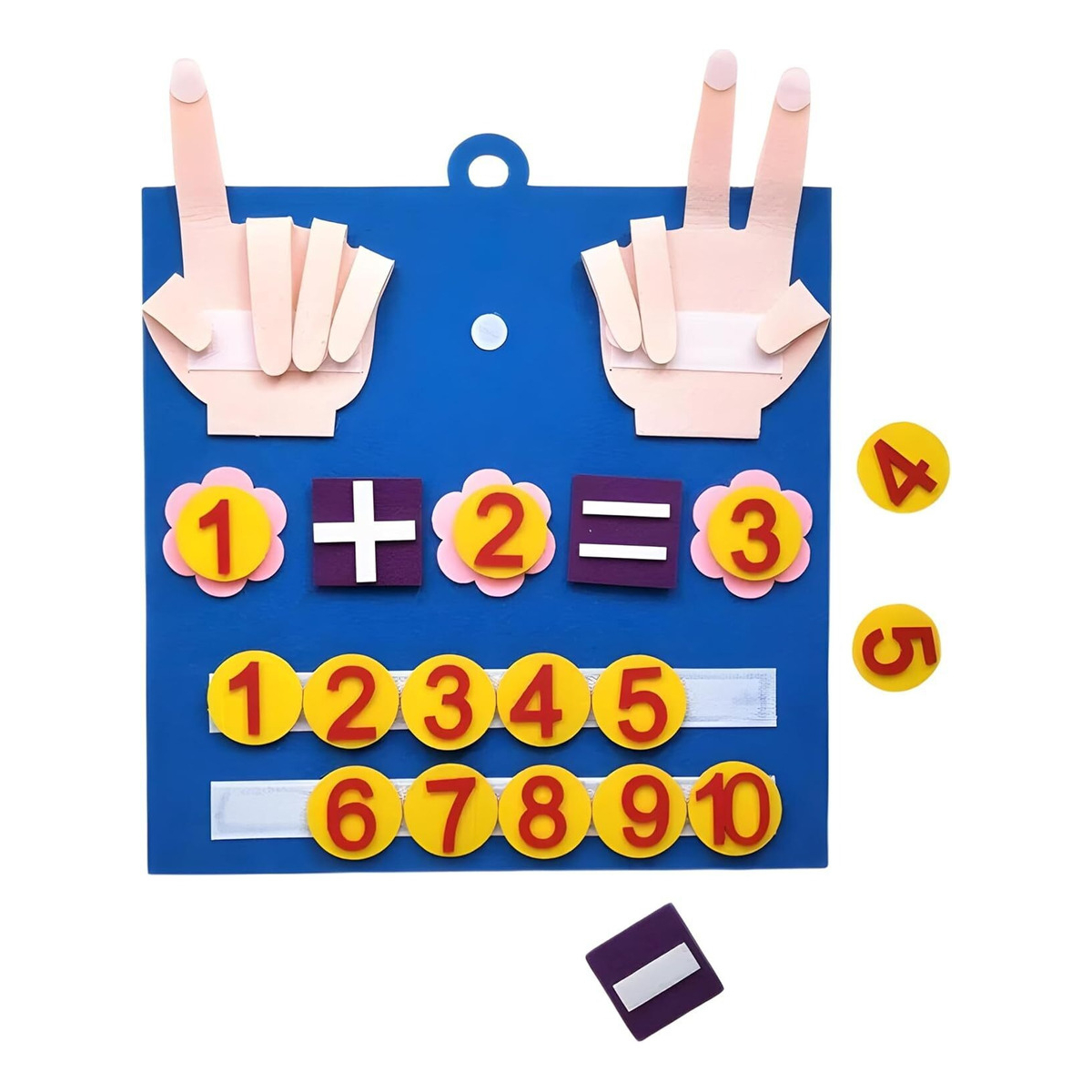 Juego Educativo Tabla Manos Matematicas Infantil - Imagen 1