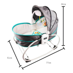 Bouncer Silla 5 En 1 Bebe Cama Mecedora Calidad - Imagen 11