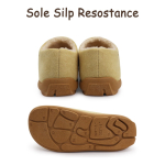 Pantuflas Cerrdadas Zapatos De Casa Con Corderito - Imagen 7