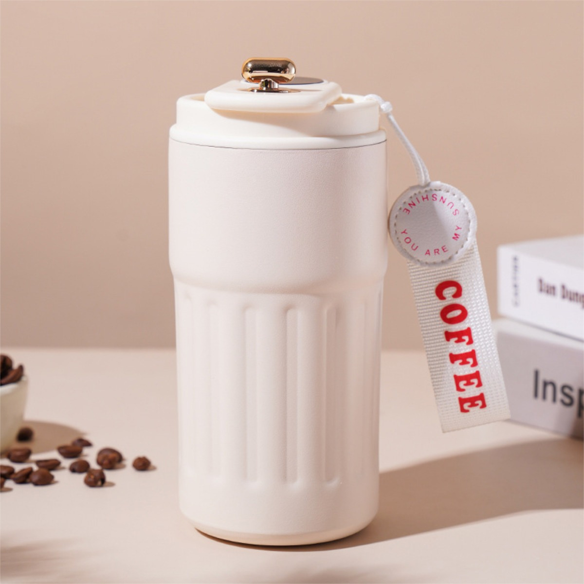 Termo Vaso Smart Café Térmico Mug 400ml Digital Temperatura - Imagen 2