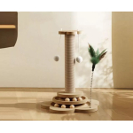 Poste Rascador Para Gatos Juego Con 8 Pelotas Interactivo - Imagen 3