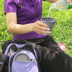 Vaso De Silicona Plegable Con Tapa Libre Bpa - Imagen 4