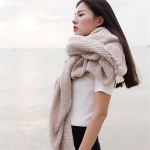 Manta De Lana Con Borlas Throw Blanket Sofa 130x170cm - Imagen 5