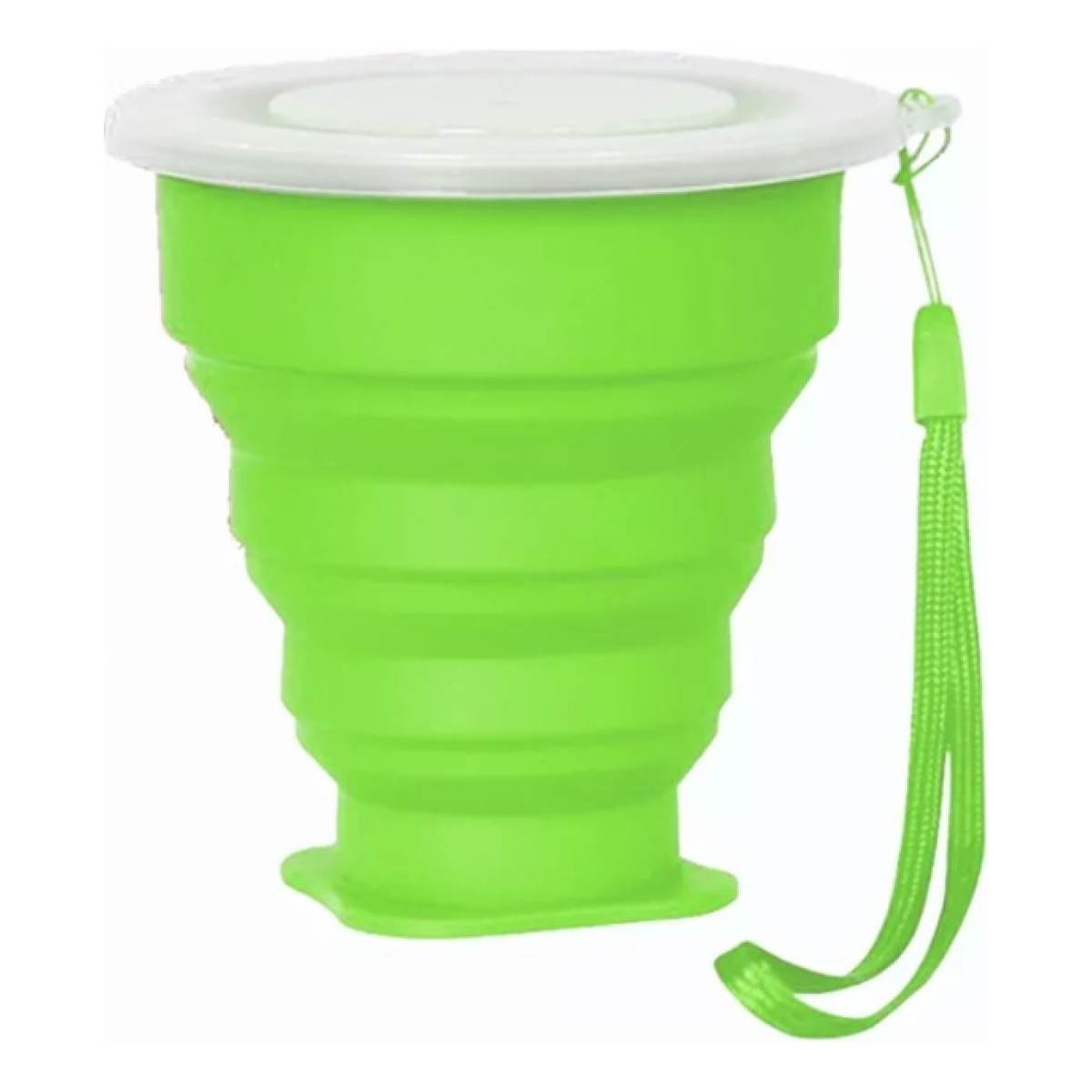 Vaso De Silicona Plegable Con Tapa Libre Bpa - Imagen 11