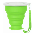 Vaso De Silicona Plegable Con Tapa Libre Bpa - Imagen 11
