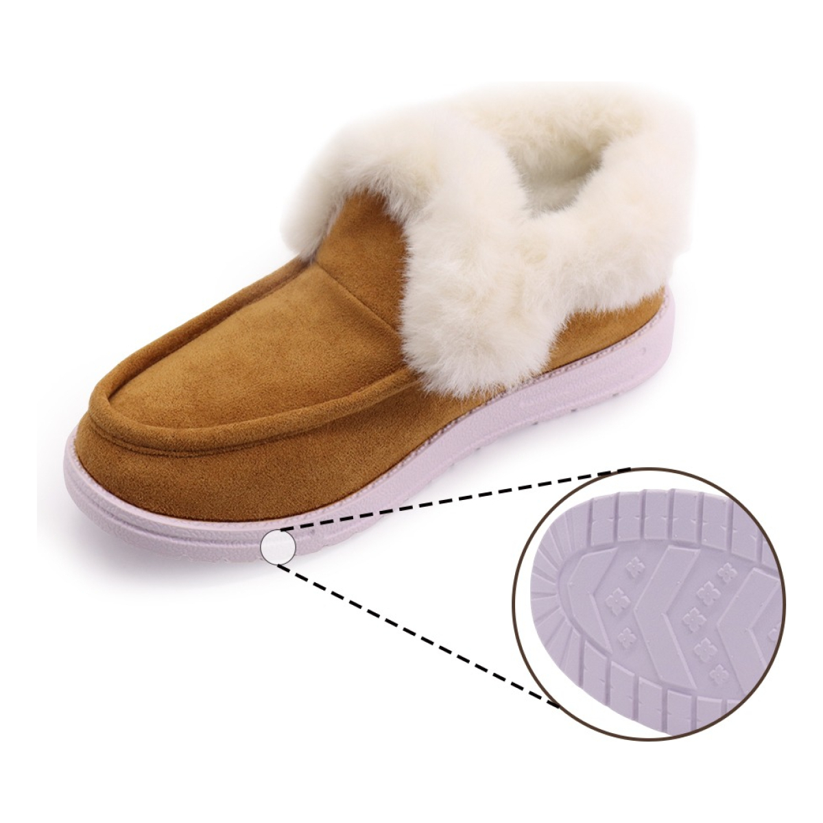 Bota Botita Baja Abrigadas Delgadas Calzado Invierno Mujer - Imagen 4