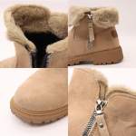 Botas Peludas De Dama Abrigadas Con Forro Corderito - Imagen 13