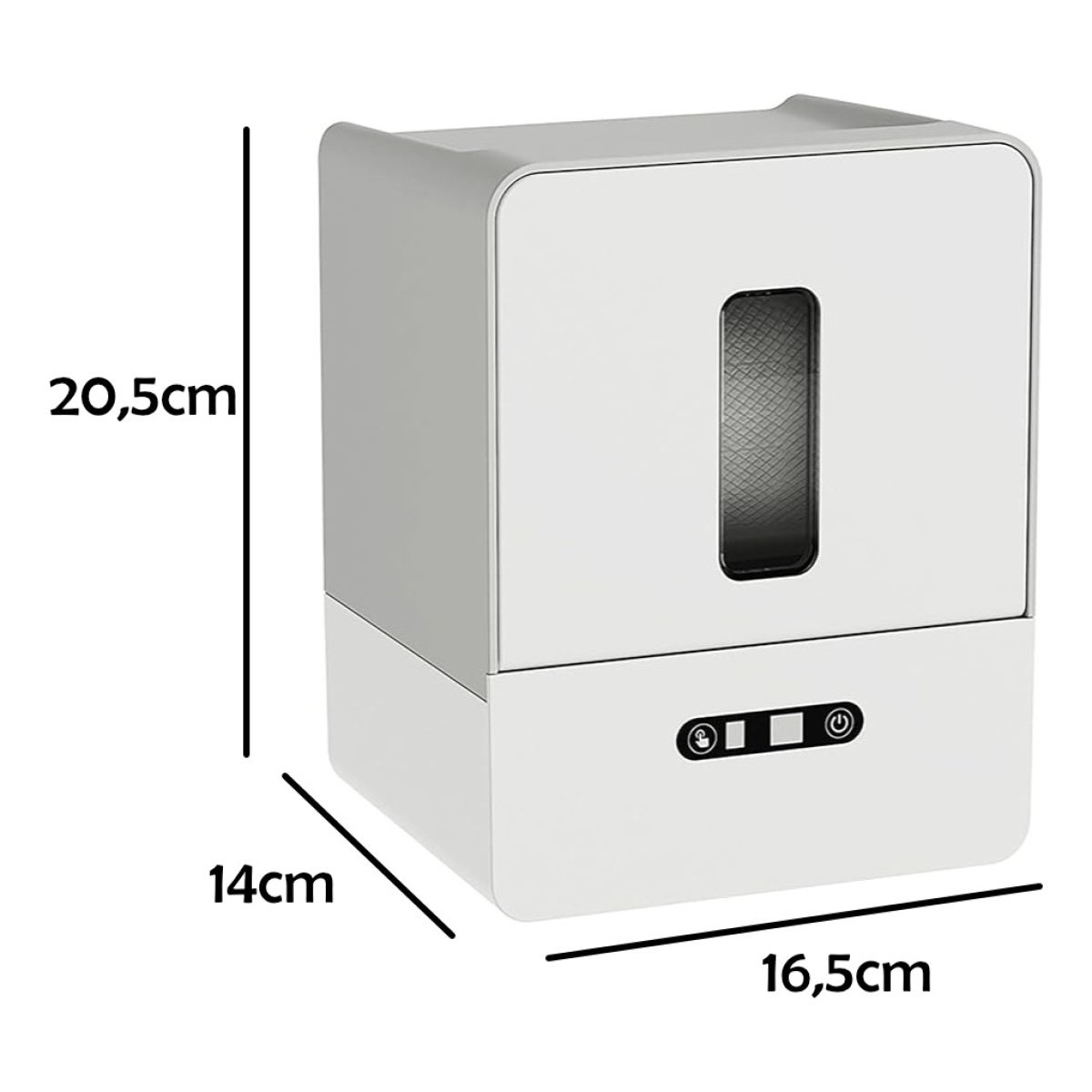 Dispensador De Papél Higienico Automático Con Sensor A Pilas - Imagen 7